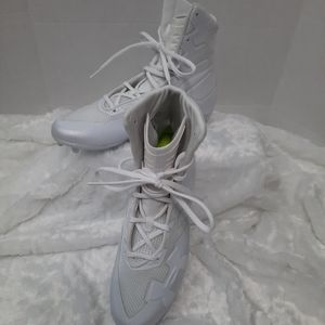 UA White Highlight MC Football Cleats New